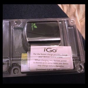 iGO USB Charging Adapter (as pictured).